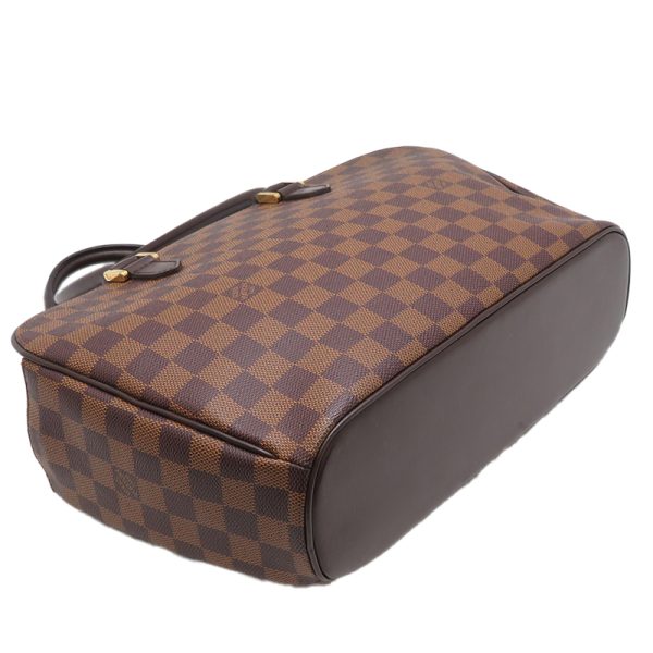 dh79641 3 Louis Vuitton Sarria Oriental Damier Handbag Brown