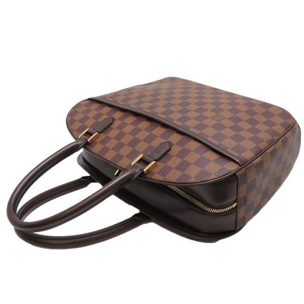 dh79641 4 Louis Vuitton Sarria Oriental Damier Handbag Brown