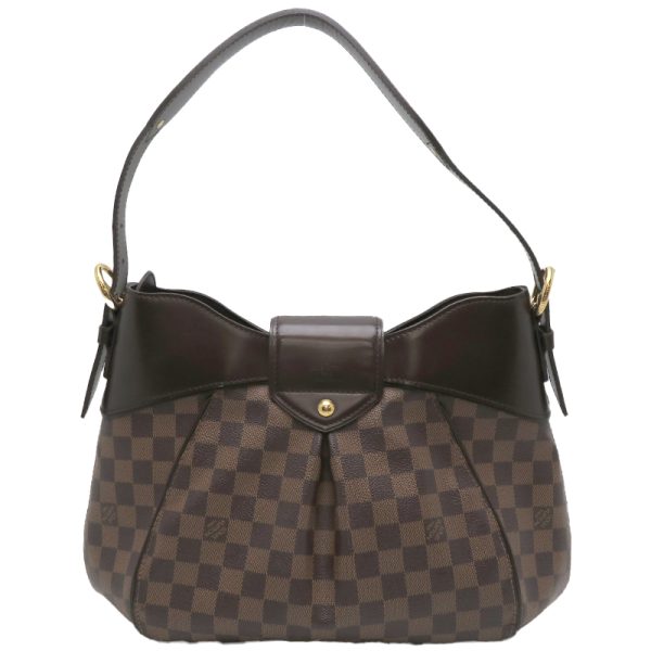 dh79643 2 Louis Vuitton Sistina MM Damier Shoulder Bag Brown