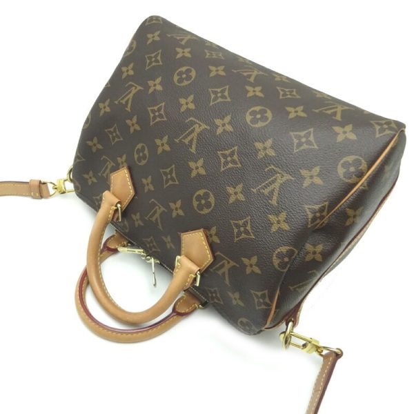 dh79670 4 Louis Vuitton Speedy Bandouliere 25 Monogram Handbag Brown