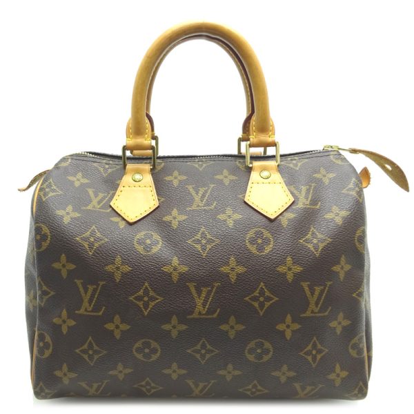 dh79674 1 Louis Vuitton Speedy 25 Monogram Handbag Brown