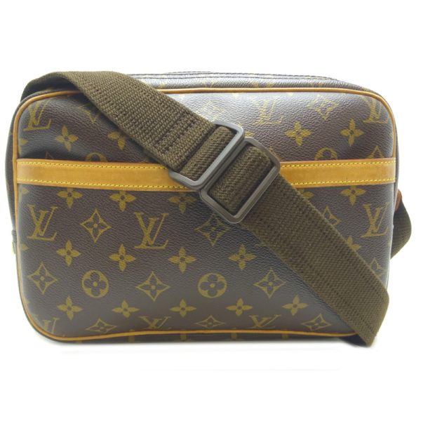 dh79676 1 Louis Vuitton Reporter PM Monogram Shoulder Bag Brown