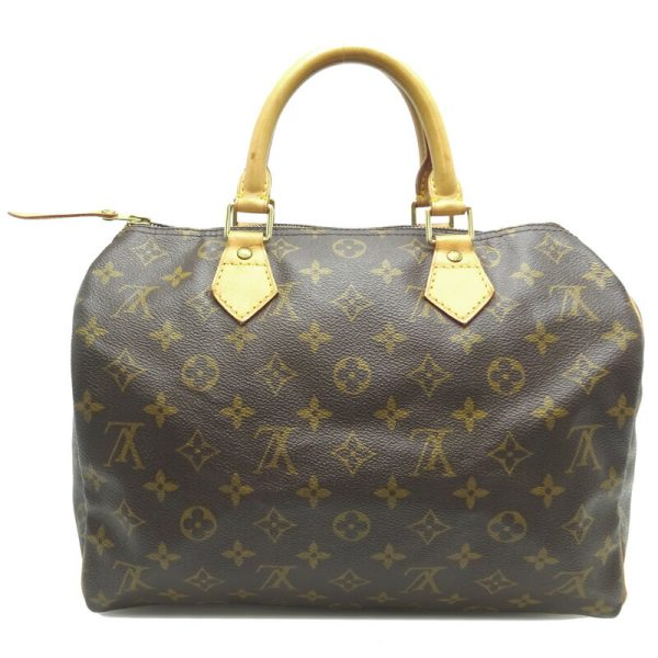 dh79678 2 Louis Vuitton Speedy 30 Monogram Bag Brown