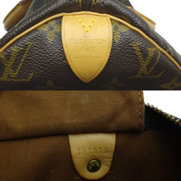 dh79678 7 Louis Vuitton Speedy 30 Monogram Bag Brown