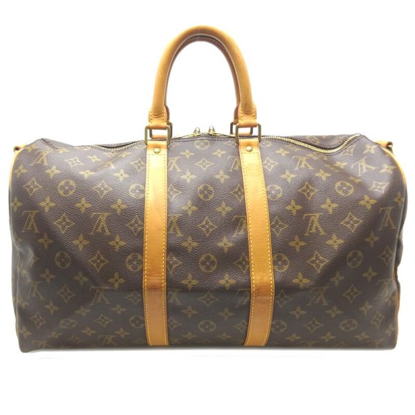 dh79681 2 Louis Vuitton Keepall Bandouliere 45 Monogram Bag Brown