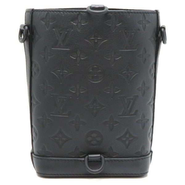 dh79709 2 Louis Vuitton Noe Sling Monogram Shadow Shoulder Bag Black