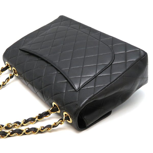 dh79727 4 Chanel Matelasse 30 Chain Lambskin Shoulder Bag Black