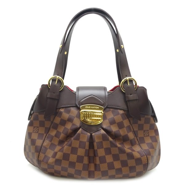 dh79747 1 Louis Vuitton Sistina PM Damier Shoulder Bag Brown