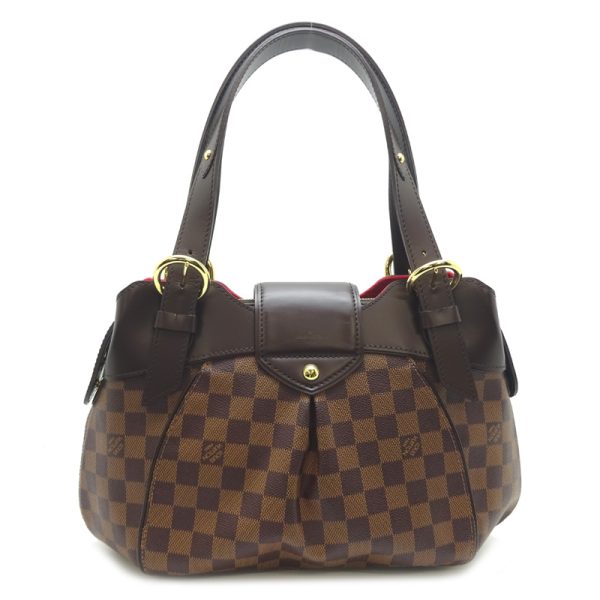 dh79747 2 Louis Vuitton Sistina PM Damier Shoulder Bag Brown