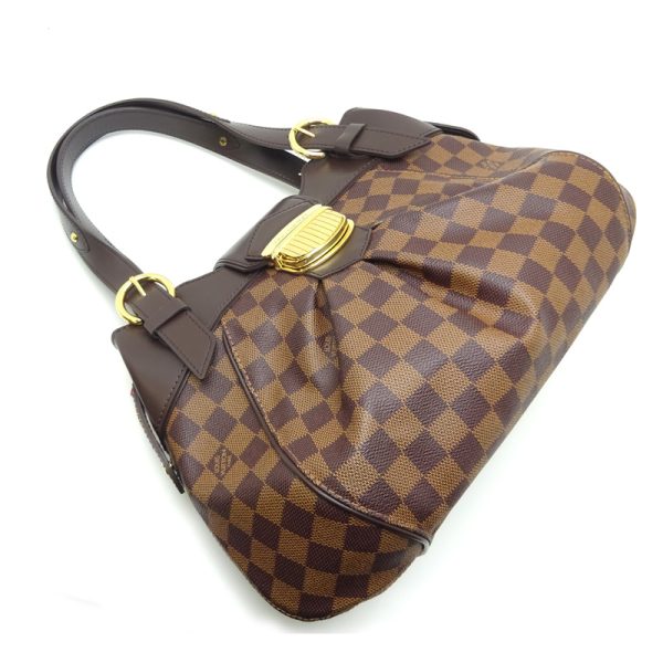 dh79747 3 Louis Vuitton Sistina PM Damier Shoulder Bag Brown