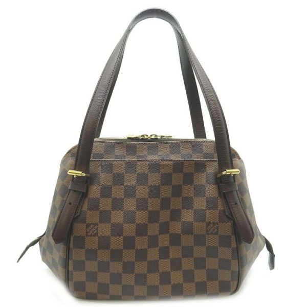 dh79748 1 Louis Vuitton Belem MM Damier Shoulder Bag Brown