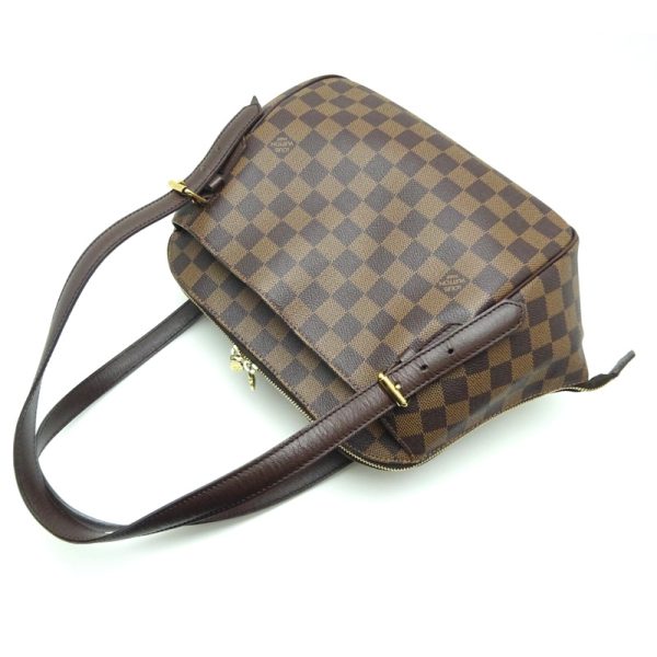 dh79748 4 Louis Vuitton Belem MM Damier Shoulder Bag Brown