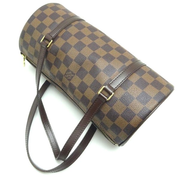 dh79750 4 Louis Vuitton Papillon PM Damier Handbag Brown