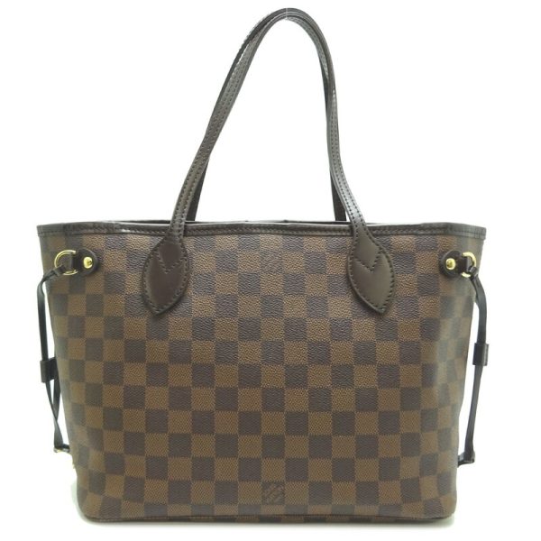 dh79751 2 Louis Vuitton Neverfull PM Damier Tote Bag Brown