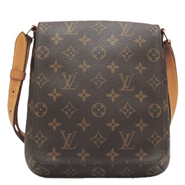 dh79782 1 Louis Vuitton Musette Salsa Short Monogram Shoulder Bag Brown