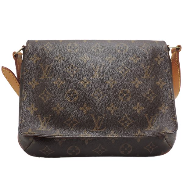 dh79784 1 Louis Vuitton Musette Tango Short Monogram Shoulder Bag Brown