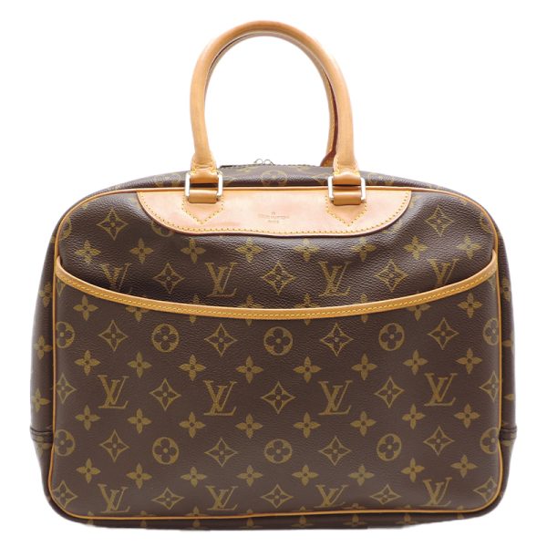 dh79786 1 Louis Vuitton Deauville Monogram Bag Brown