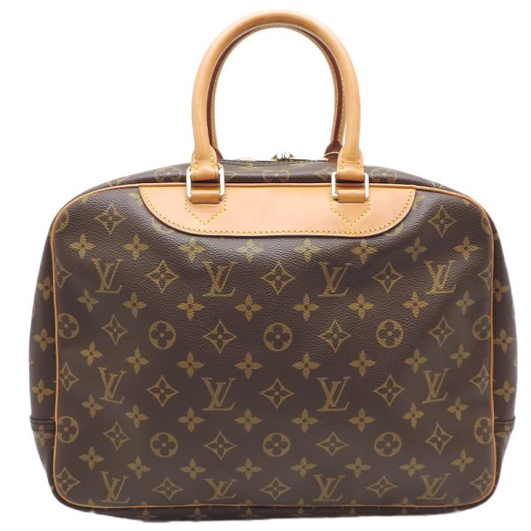 dh79786 2 Louis Vuitton Deauville Monogram Bag Brown