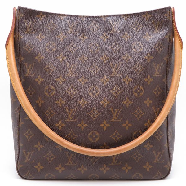 dh79787 2 Louis Vuitton Looping GM Monogram Shoulder Bag Brown