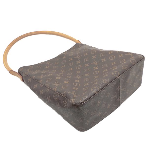 dh79787 3 Louis Vuitton Looping GM Monogram Shoulder Bag Brown