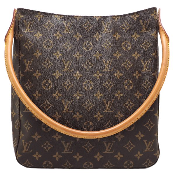 dh79788 2 Louis Vuitton Looping GM Monogram Shoulder Bag Brown