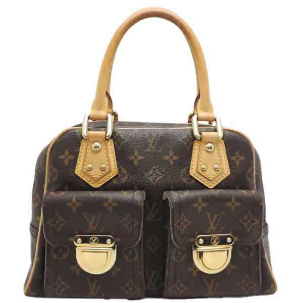 dh79789 1 Louis Vuitton Manhattan PM Monogram Handbag Brown