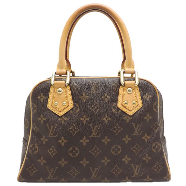 dh79789 2 Louis Vuitton Manhattan PM Monogram Handbag Brown