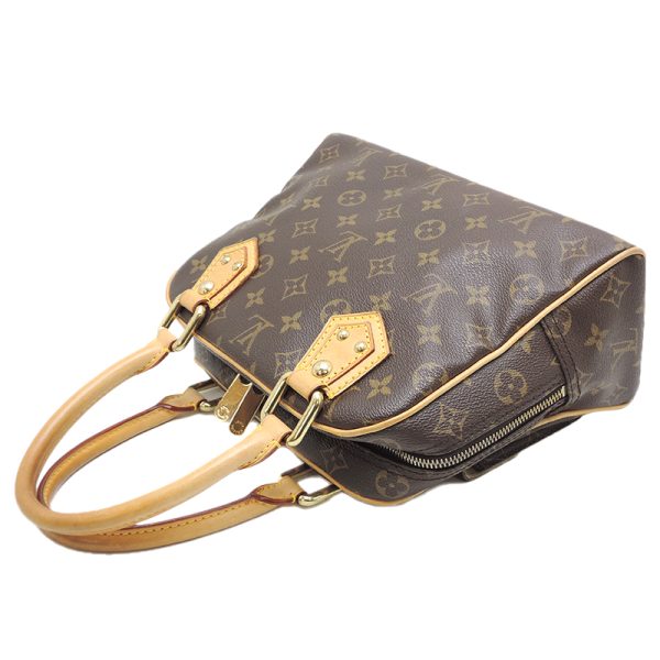 dh79789 4 Louis Vuitton Manhattan PM Monogram Handbag Brown