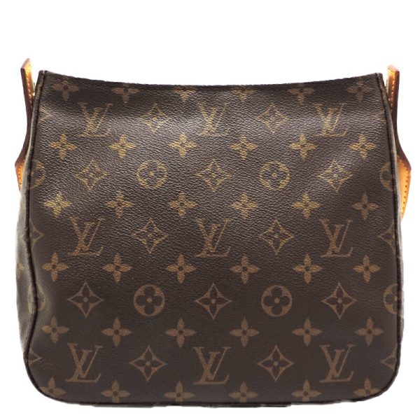 dh79790 1 Louis Vuitton Looping MM Monogram Shoulder Bag Brown