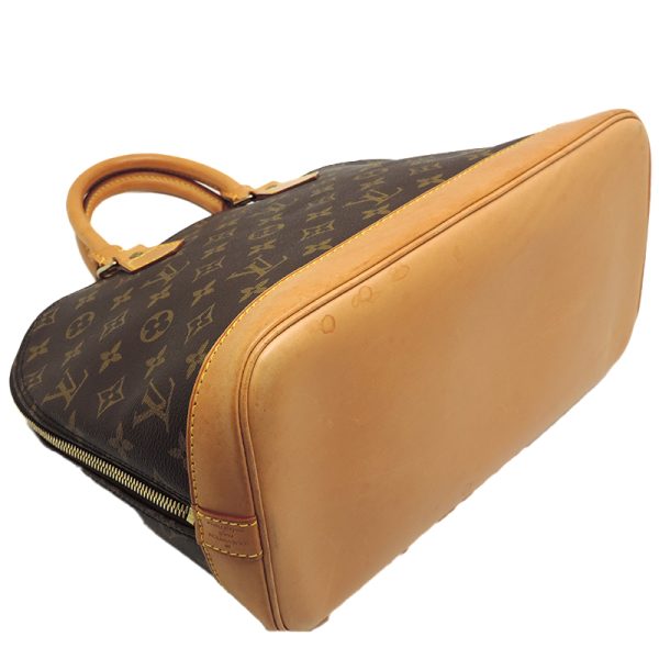 dh79792 3 Louis Vuitton Alma Monogram Handbag Brown