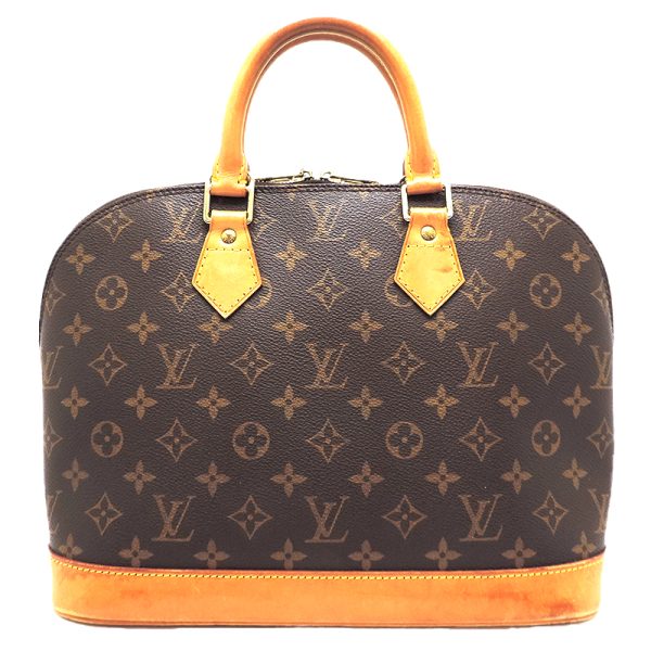 dh79793 1 Louis Vuitton Alma Monogram Handbag Brown