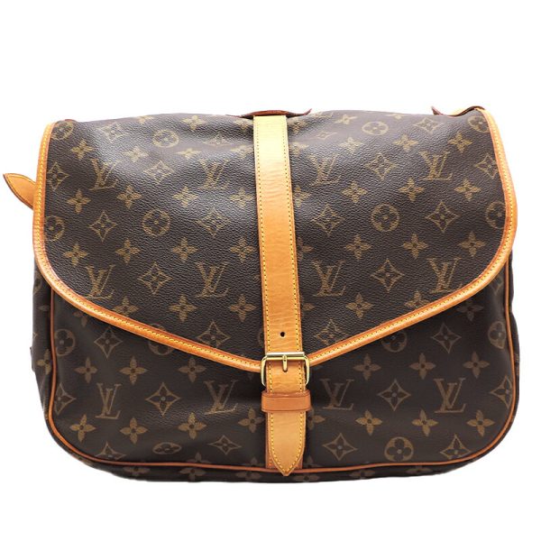 dh79794 2 Louis Vuitton Saumur 35 Monogram Shoulder Bag Brown