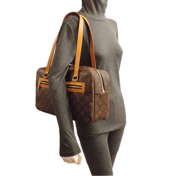 dh79795 9 Louis Vuitton Cité GM Monogram Shoulder Bag Brown