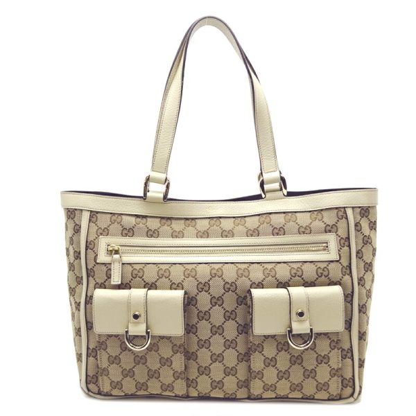 dh79930 8 Gucci Shoulder Tote Bag Beige