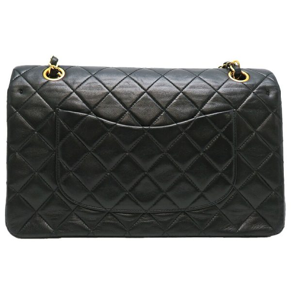 dh79964 2 Chanel Matelasse 25 Chain Lambskin Shoulder Bag Black