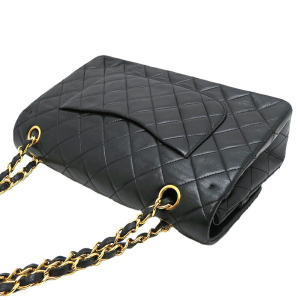 dh79964 4 Chanel Matelasse 25 Chain Lambskin Shoulder Bag Black