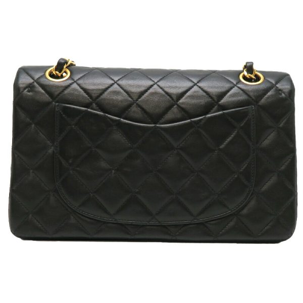 dh79969 2 Chanel Matelasse 23 Chain Lambskin Shoulder Bag Black