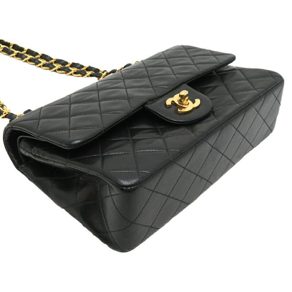 dh79969 3 Chanel Matelasse 23 Chain Lambskin Shoulder Bag Black