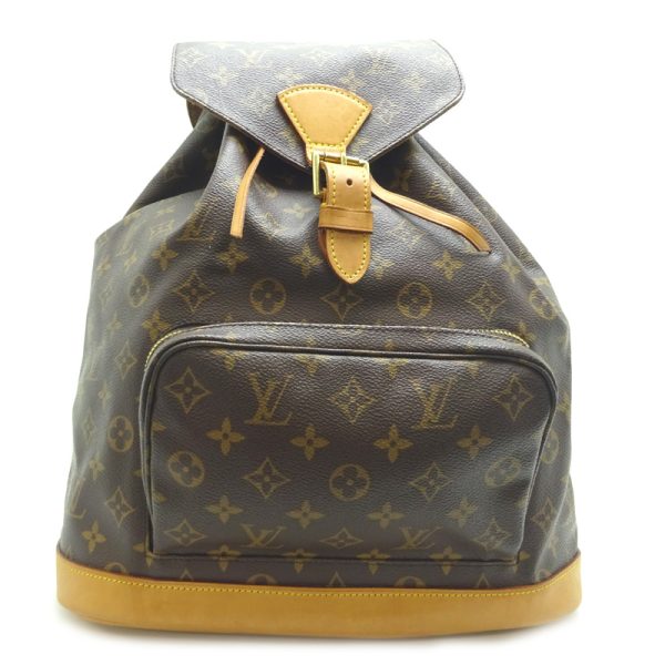 dh79974 1 Louis Vuitton Monsouris GM Monogram Backpack Brown