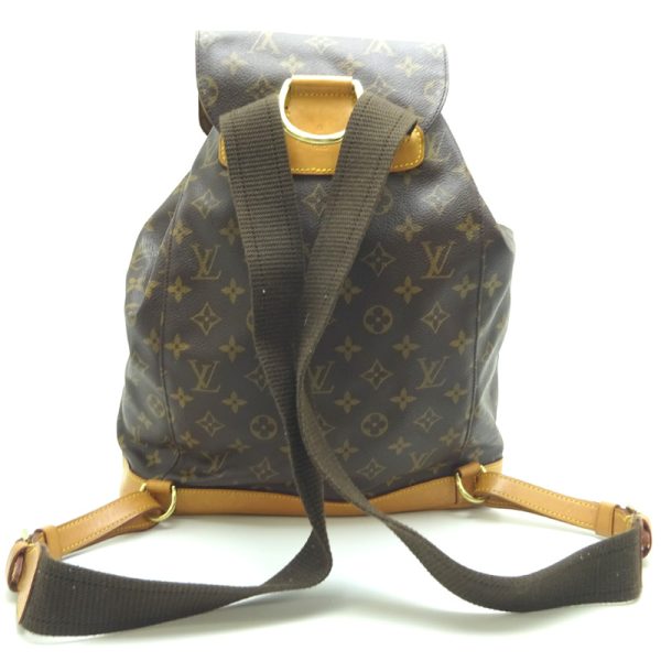 dh79974 2 Louis Vuitton Monsouris GM Monogram Backpack Brown