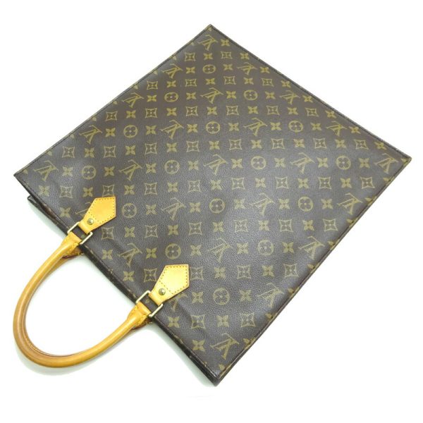 dh79975 4 Louis Vuitton Sac Plat Monogram Handbag Brown