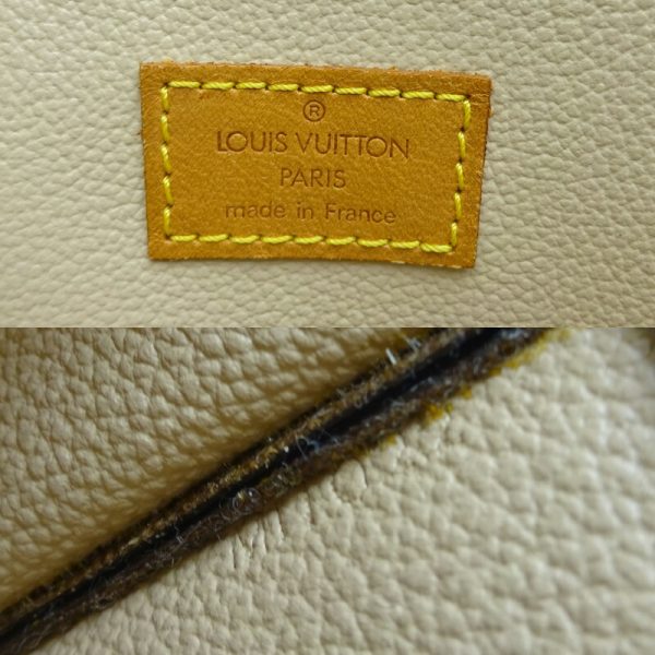 dh79975 7 Louis Vuitton Sac Plat Monogram Handbag Brown