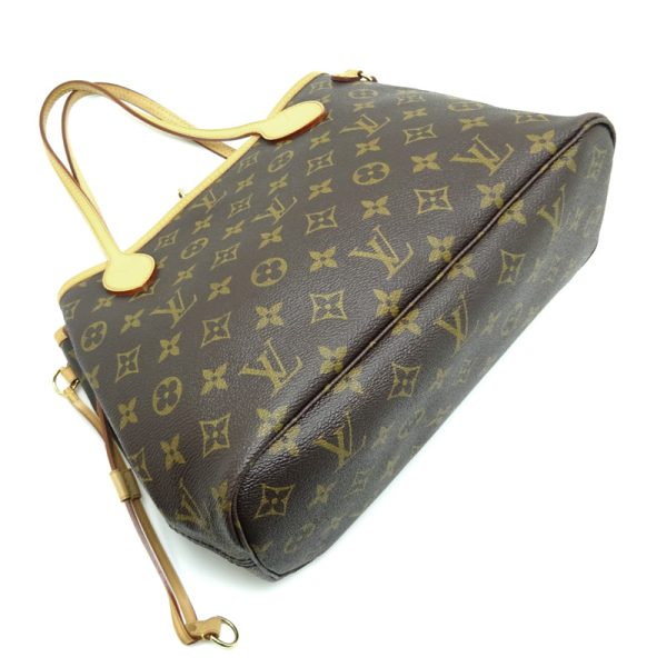 dh79980 3 Louis Vuitton Neverfull PM Monogram Tote Bag Brown