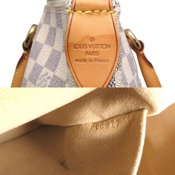 dh79987 7 Louis Vuitton Saleya MM Damier Azur Tote Bag Brown