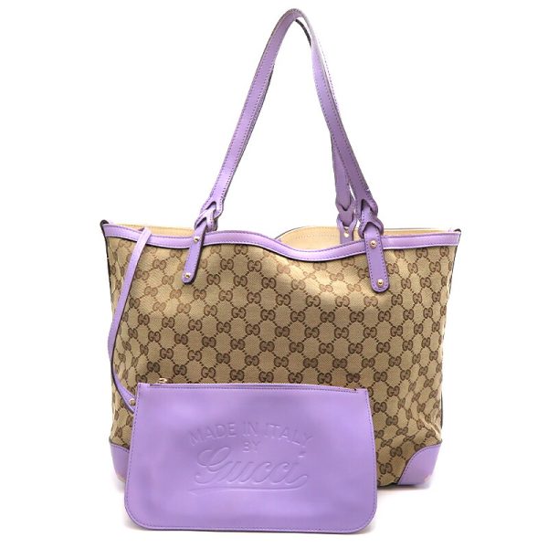 dh79989 1 Gucci GG Tote GG Shoulder Bag Beige