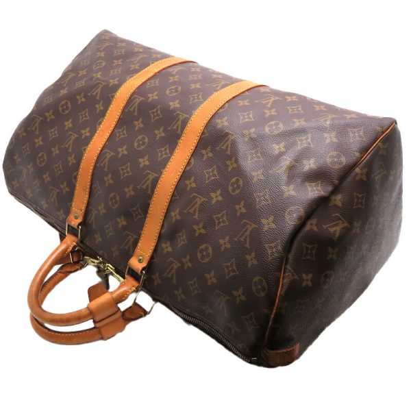 dh79993 4 Louis Vuitton Keepall 55 Monogram Bag Brown