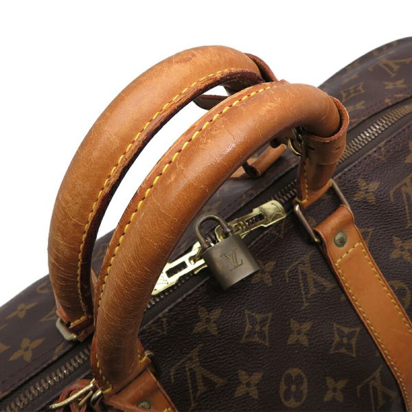 dh79993 5 Louis Vuitton Keepall 55 Monogram Bag Brown