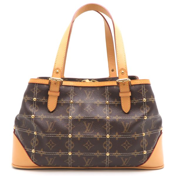 dh79999 2 Louis Vuitton Rivet Monogram Shoulder Bag Brown