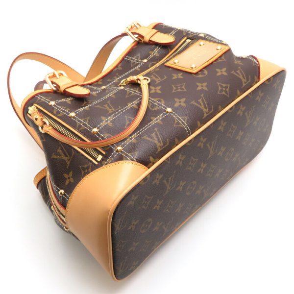 dh79999 3 Louis Vuitton Rivet Monogram Shoulder Bag Brown