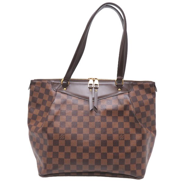 dh80046 1 Louis Vuitton Westminster GM Damier Handbag Brown